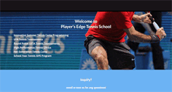 Desktop Screenshot of playersedgetennis.com